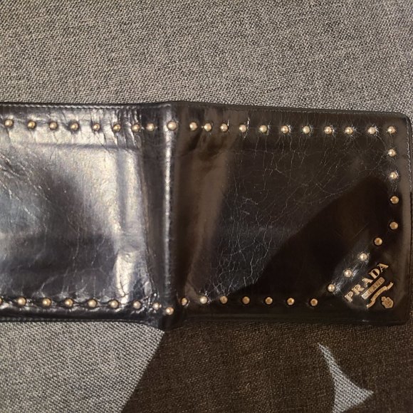 Prada Studded Leather Wallet - Picture 2 of 5